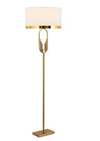 Lampada da terra in stile Art Deco con finitura oro Aurelia per interni eleganti