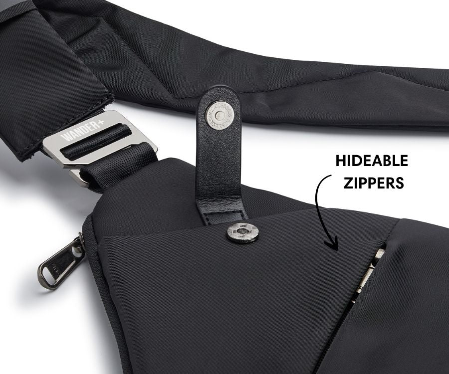 Anti-Theft Travel Bag – Hidden Zippers and Front-Facing Security