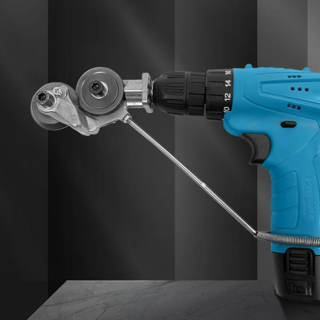Přídavný nástroj na stříhání plechu pro vrtačky s elektrickými nůžkami