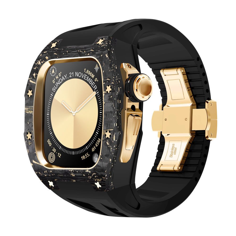 NovaCarb S10 Carbon Fiber And Titanium Apple Watch Retrofit Kit