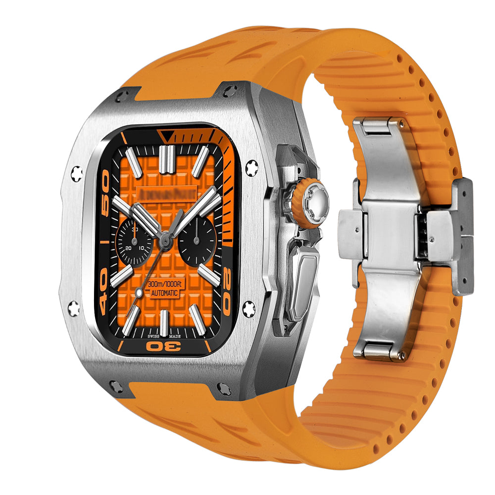 AstraGuard Titanium Case With Fluor Rubber Strap For Apple Watch Ultra