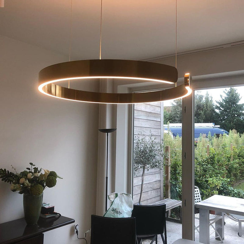 LumaCircle Modern LED Pendant for Living Room and Dining