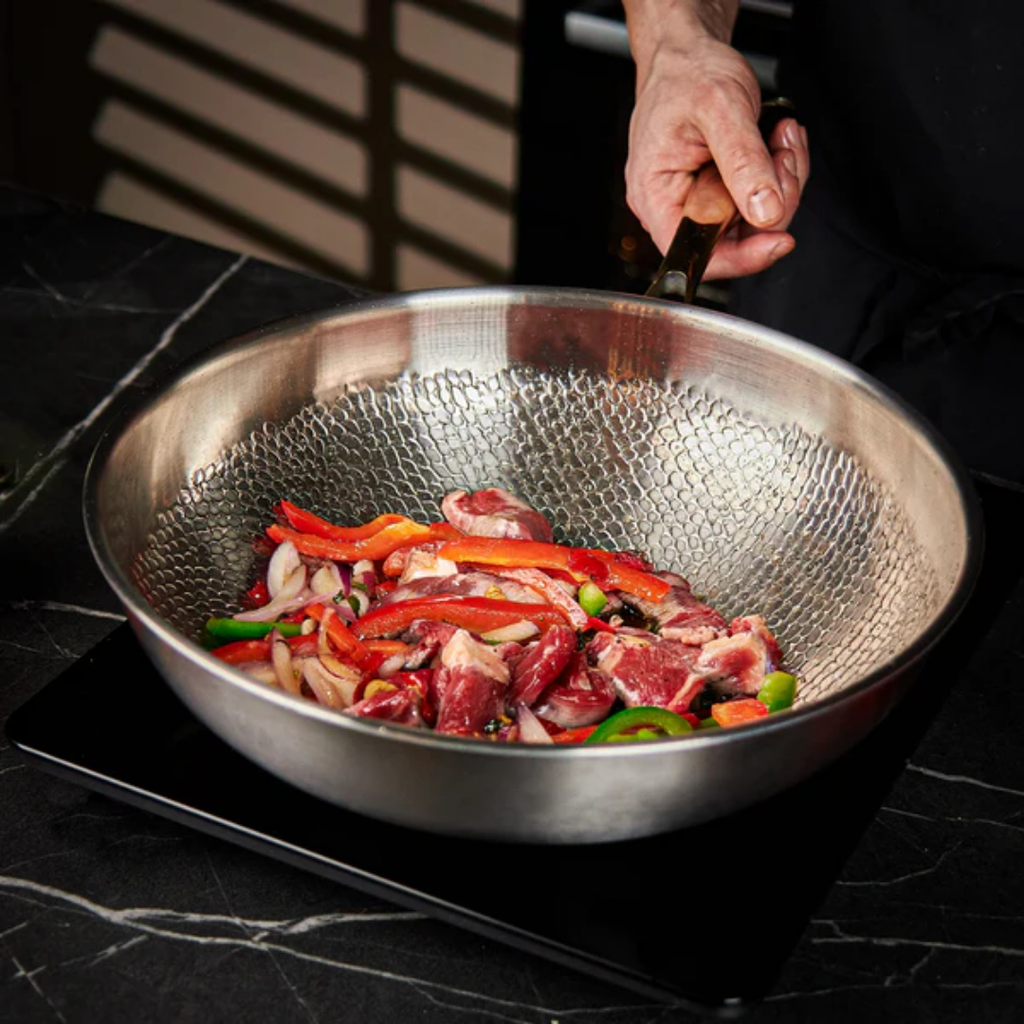 NovaTi No-Coating Frying Pan With Titanium Interior Nonstick