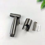 Nuvoro Hygienic Handheld Bidet Sprayer For Toilet With Stainless Steel Gunmetal Grey