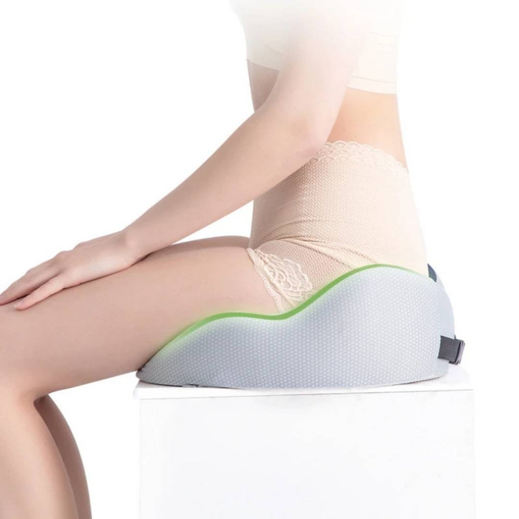 AetherFlex ergonómikus memóriahabos ülőpárna testtartás támogatására