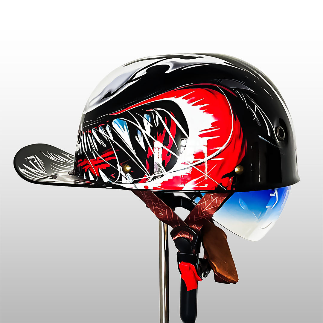 Moto Baseball Cap Style Helmet DOT And ECE Certification