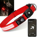 LumaPaw Waterproof LED Collar With Tracker Slot For Dogs