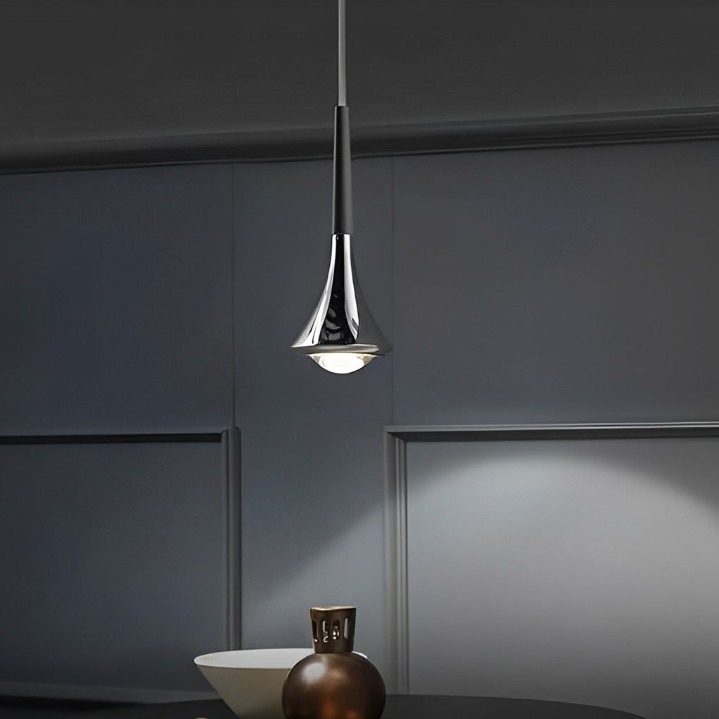 LumenAria Nordic LED závěsné svítidlo ve tvaru kapky vody pro schodiště
