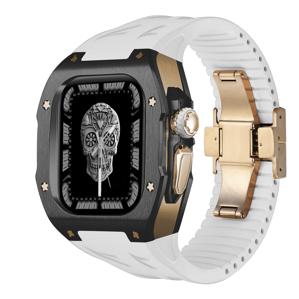 AeroNova Apple Watch Ultra Titanium Case With Fluororubber Band