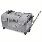 Travel System For Extra Large Pets, Portable With Detachable Trolley And Carrier