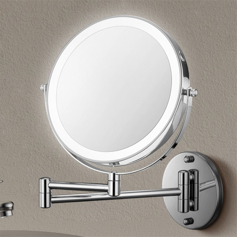 Espejo de Afeitar de Pared Recargable Luxa con Iluminación LED 1X 10X