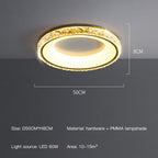 Marlow-kroonluchter met gouden afwerking en ronde kristaldetails