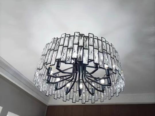 Candeeiro de Cristal Kylar com Elementos LED Coleção Arden