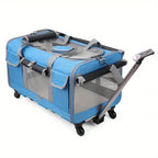 Travel System For Extra Large Pets, Portable With Detachable Trolley And Carrier