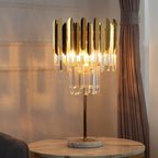 Lampada da terra e da tavolo Elyra Crystal per arredamento contemporaneo