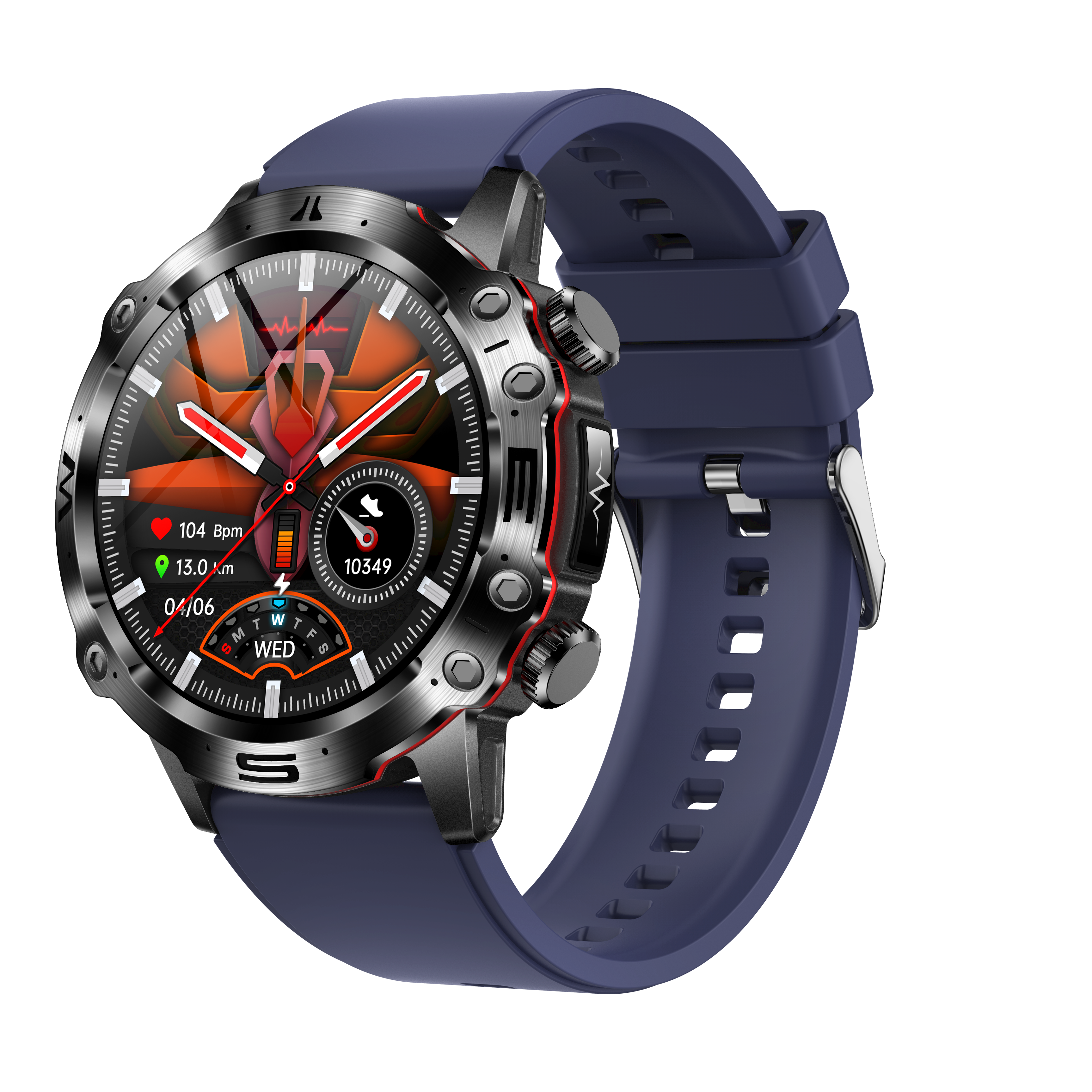 CardioNova Health Sports Watch With Heart Rate And Vital Signs Monitoring