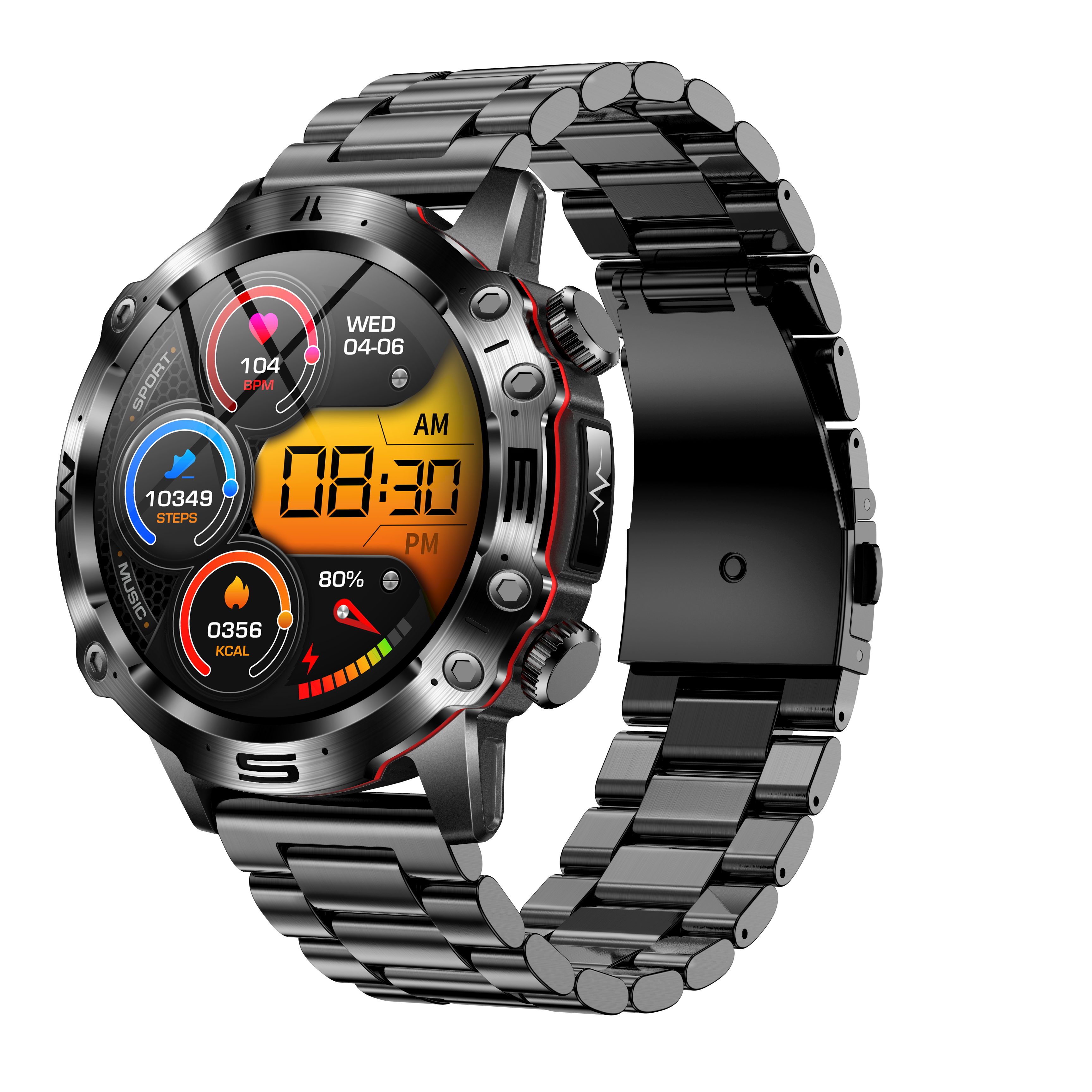 CardioNova Health Sports Watch With Heart Rate And Vital Signs Monitoring