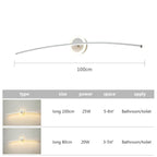 MirroLux LED-peilivalaisin moderniin kylpyhuoneeseen