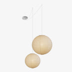 Kirei Studio Akari Inspired Midcentury Pendant Light For Modern Living Spaces