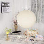 Kirei Studio Akari Inspired Midcentury Pendant Light For Modern Living Spaces