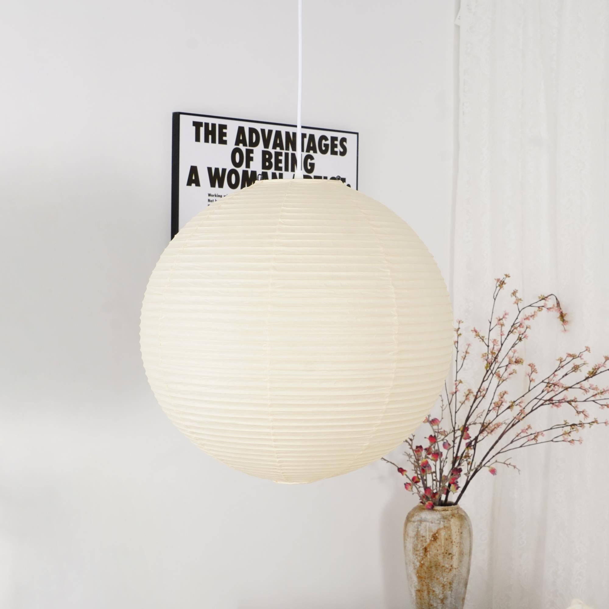 Kirei Studio Akari Inspired Midcentury Pendant Light For Modern Living Spaces