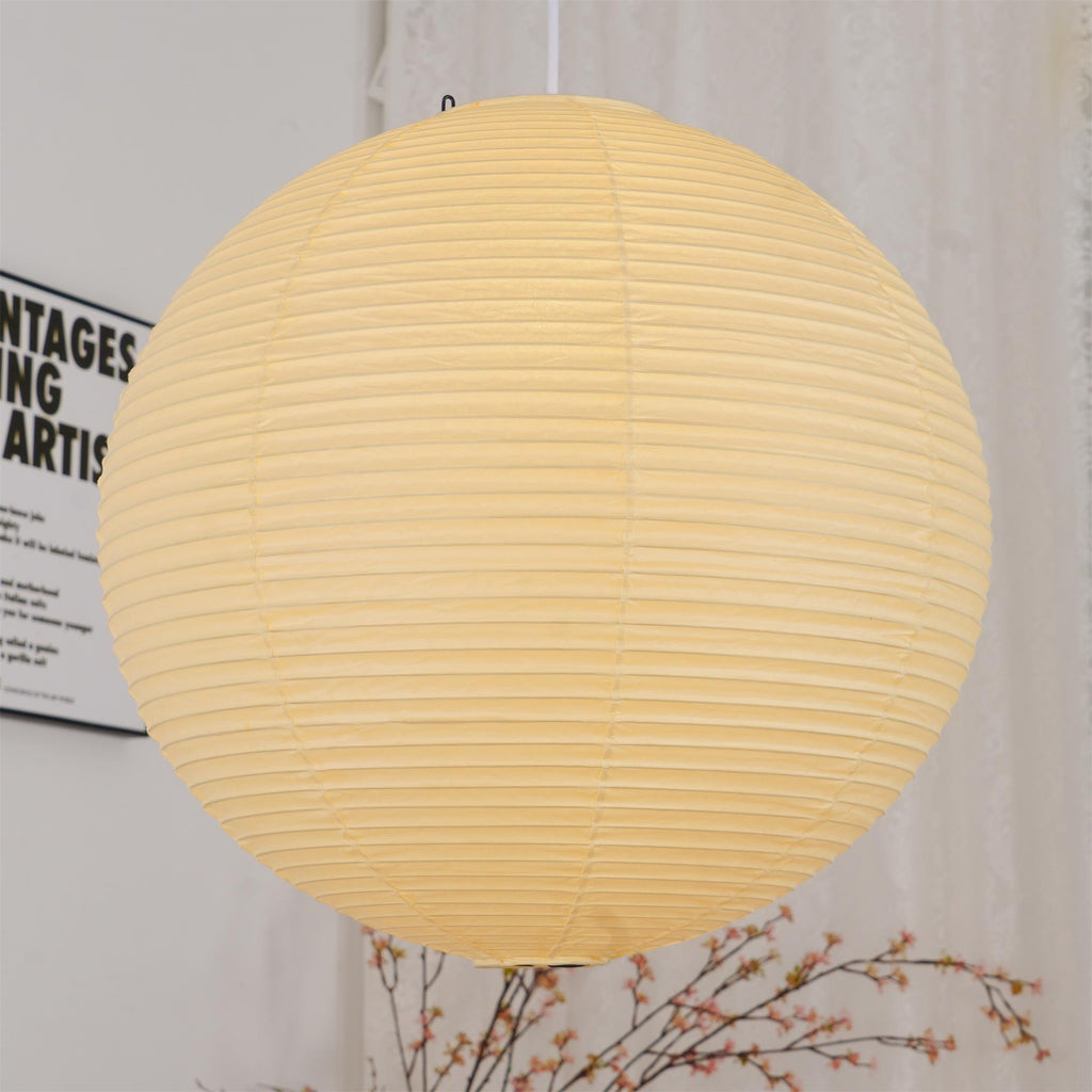 Kirei Studio Akari Inspired Midcentury Pendant Light For Modern Living Spaces