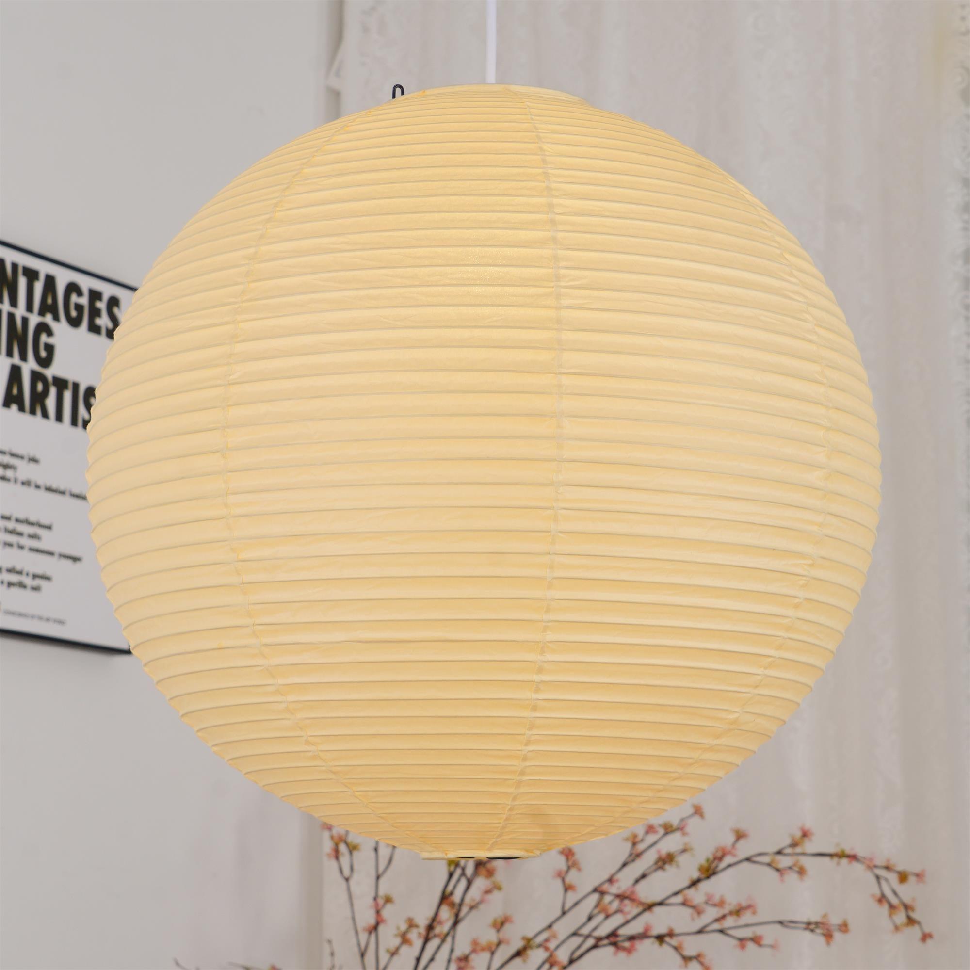 Kirei Studio Akari Inspired Midcentury Pendant Light For Modern Living Spaces