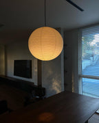Kirei Studio Akari Inspired Midcentury Pendant Light For Modern Living Spaces