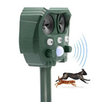 VerdantWave Outdoor Ultrasonic Deterrent For Cats, Pigeons, And Foxes