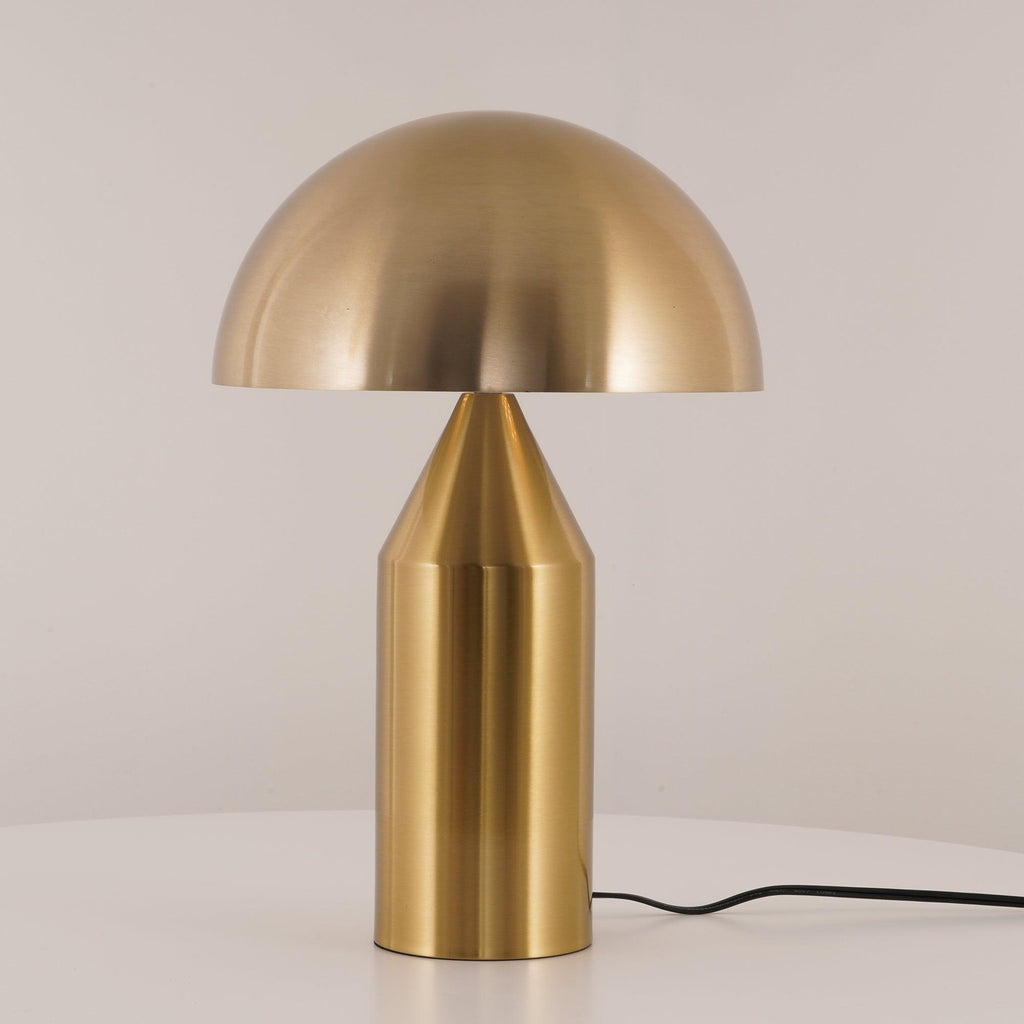 Atollo Lunaro Sculptural Metal Lamp in Classic Italian Style