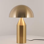 Atollo Lunaro Sculptural Metal Lamp in Classic Italian Style