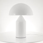 Atollo Lunaro Sculptural Metal Lamp in Classic Italian Style