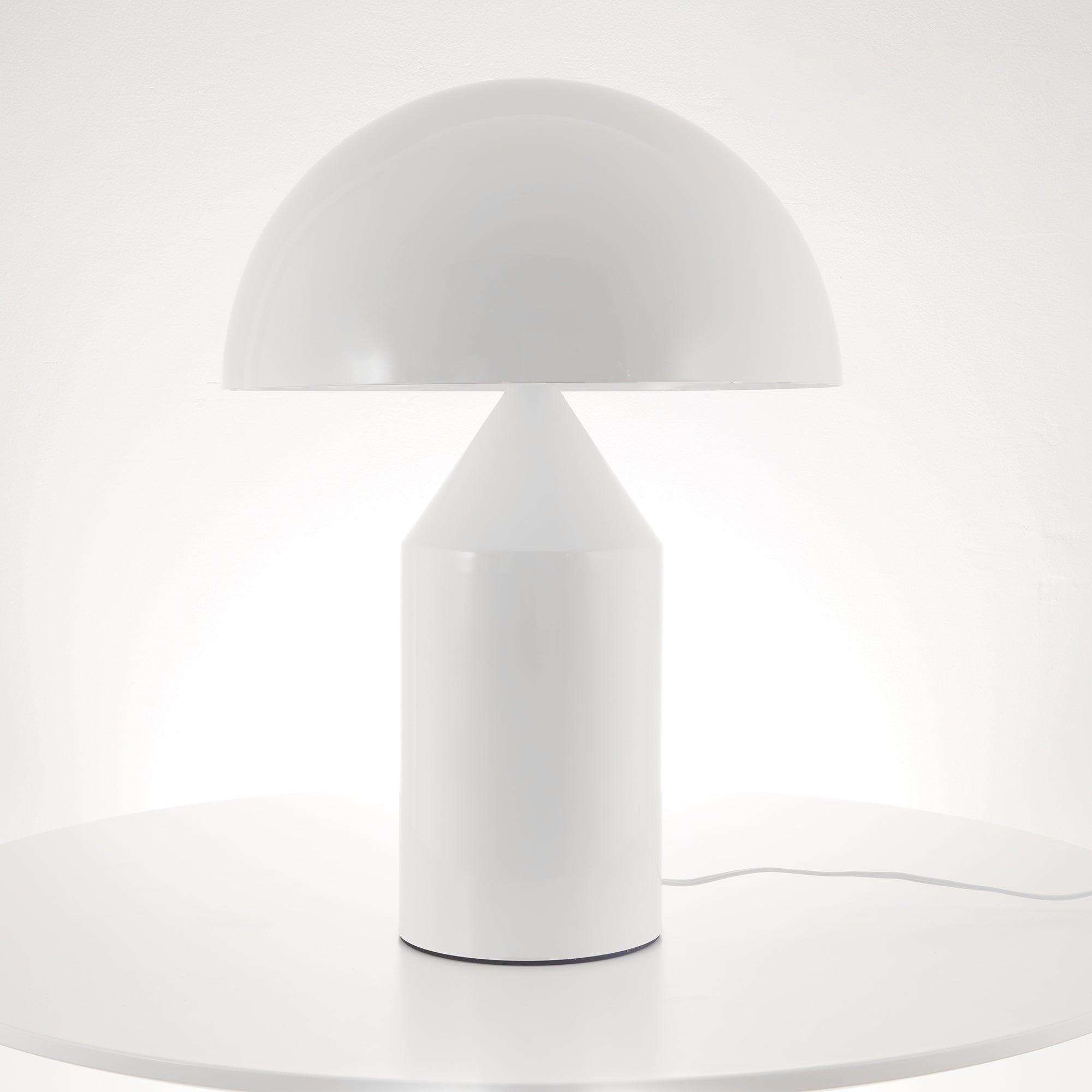 Atollo Lunaro Sculptural Metal Lamp in Classic Italian Style