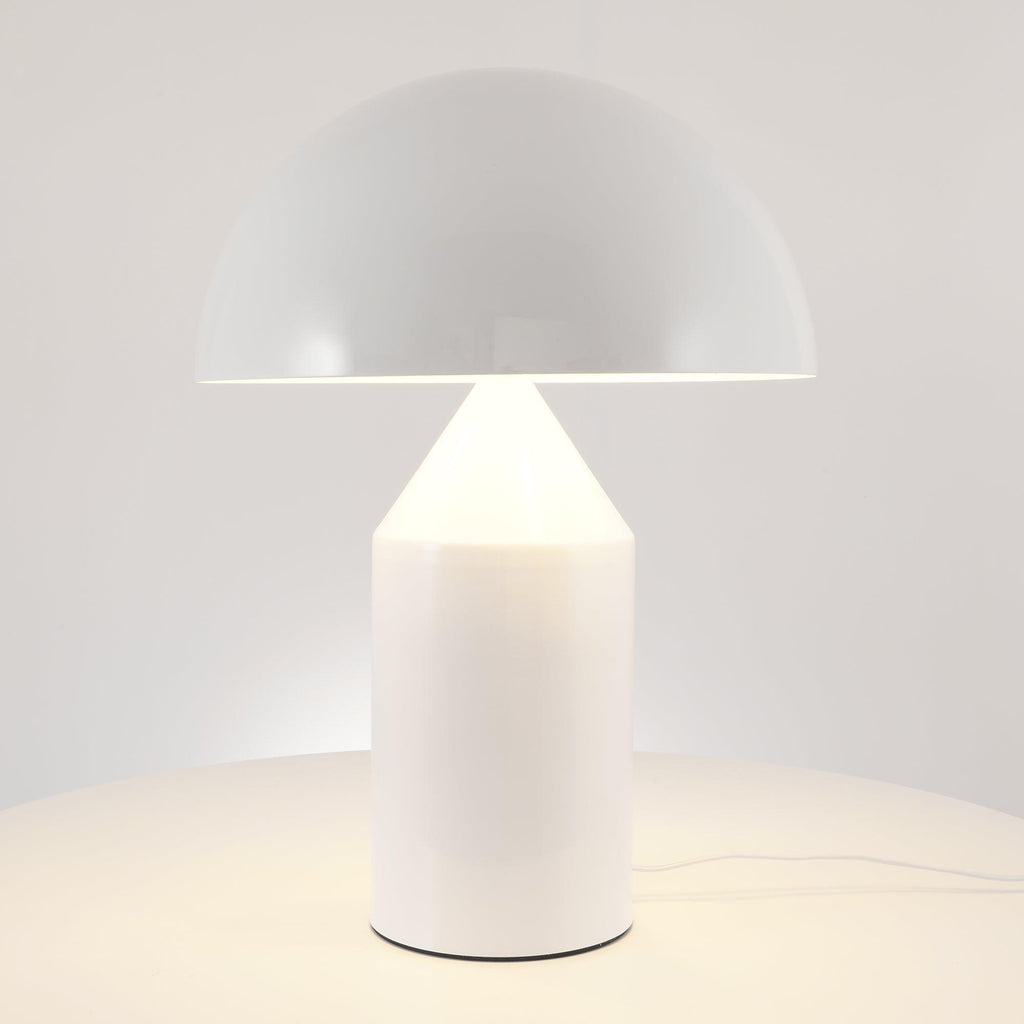 Atollo Lunaro Sculptural Metal Lamp in Classic Italian Style