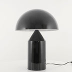 Atollo Lunaro Sculptural Metal Lamp in Classic Italian Style
