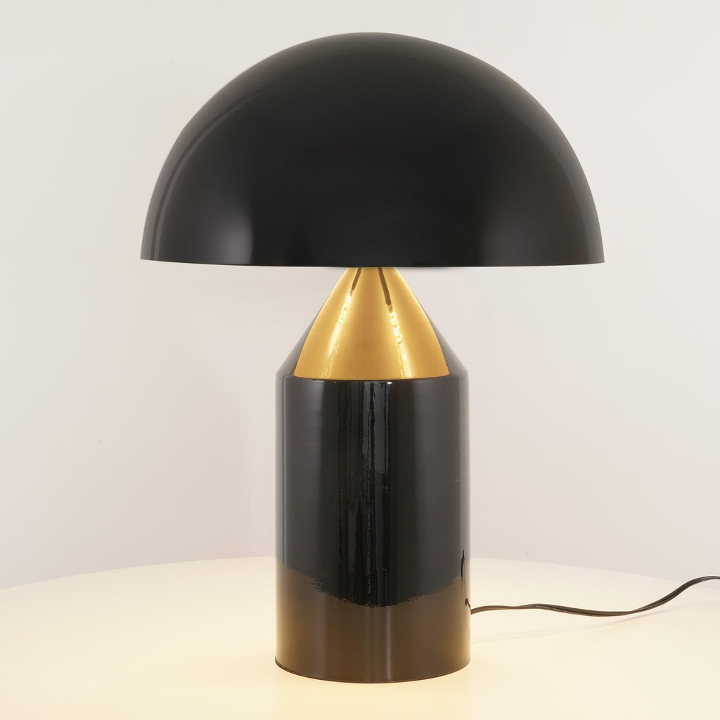 Atollo Lunaro Sculptural Metal Lamp in Classic Italian Style
