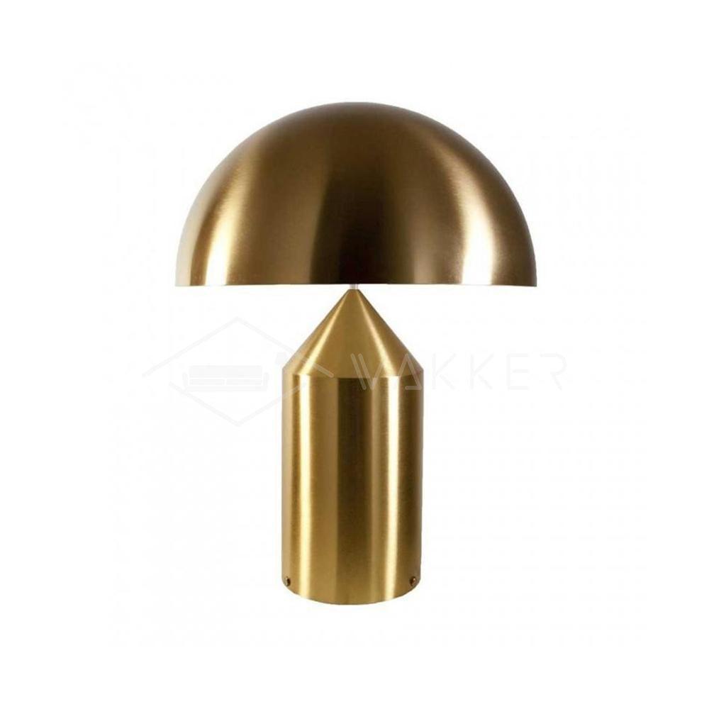 Atollo Lunaro Sculptural Metal Lamp in Classic Italian Style