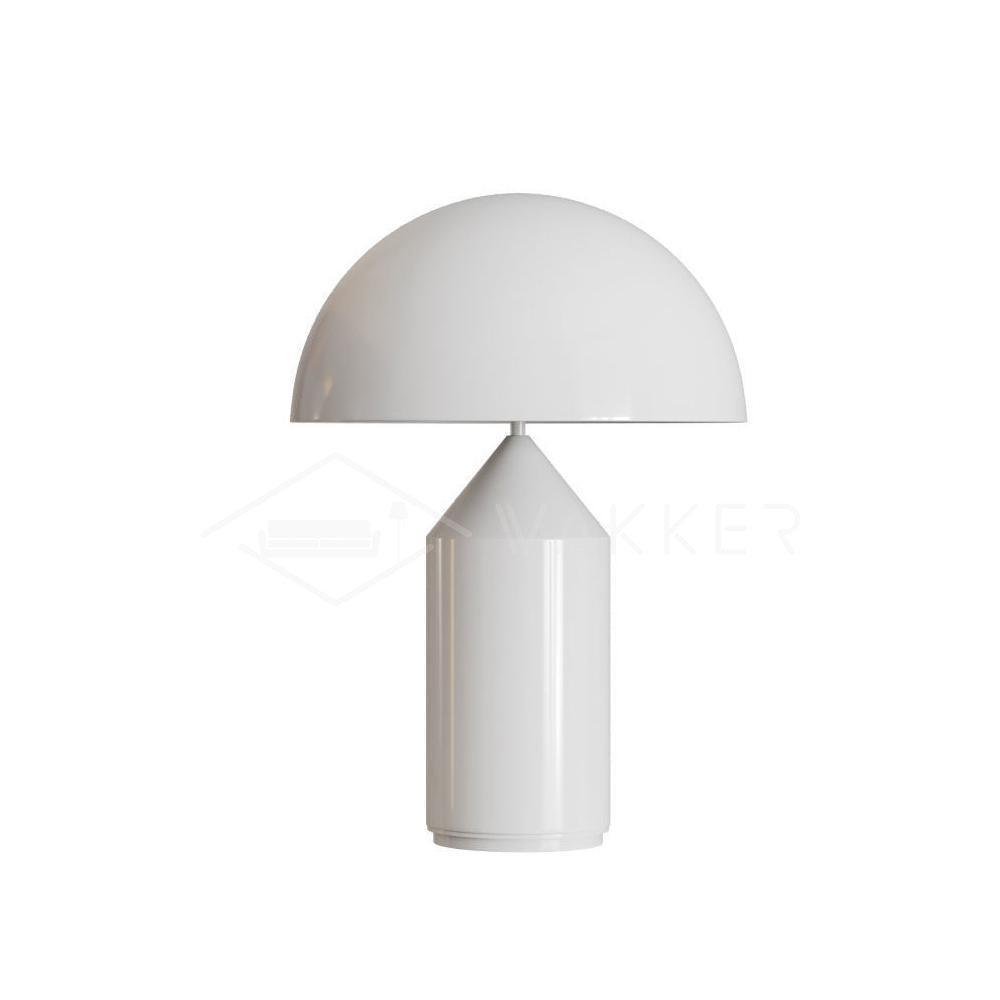 Atollo Lunaro Sculptural Metal Lamp in Classic Italian Style