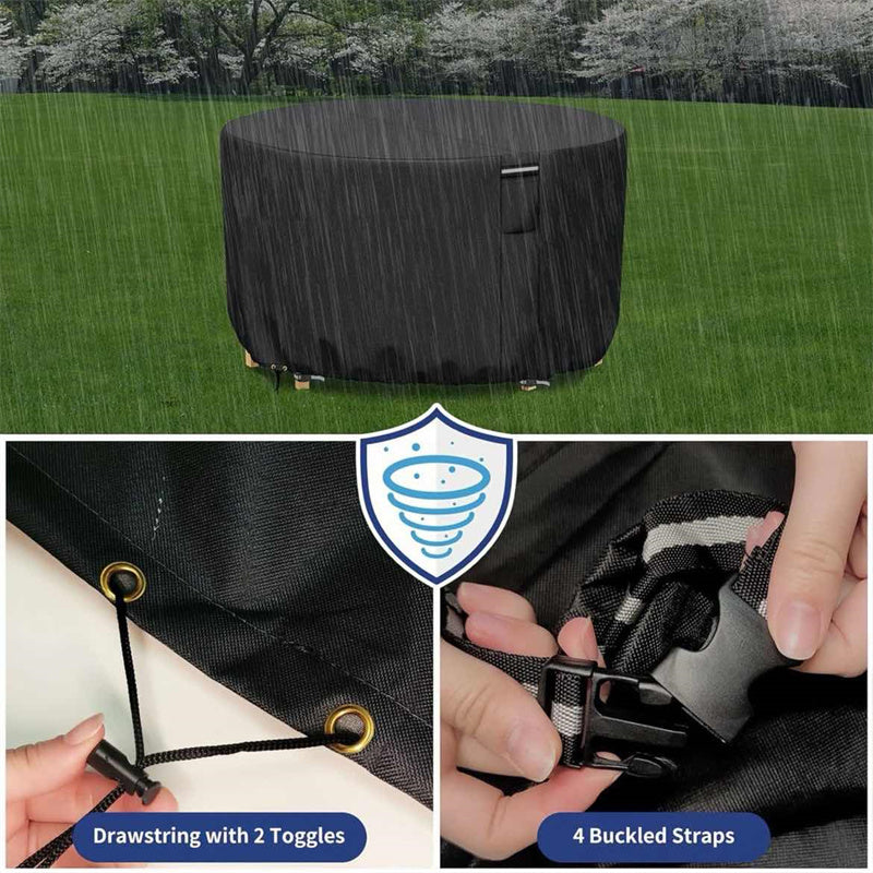 Vellor UV-Resistant Waterproof Round Outdoor Cover For Furniture