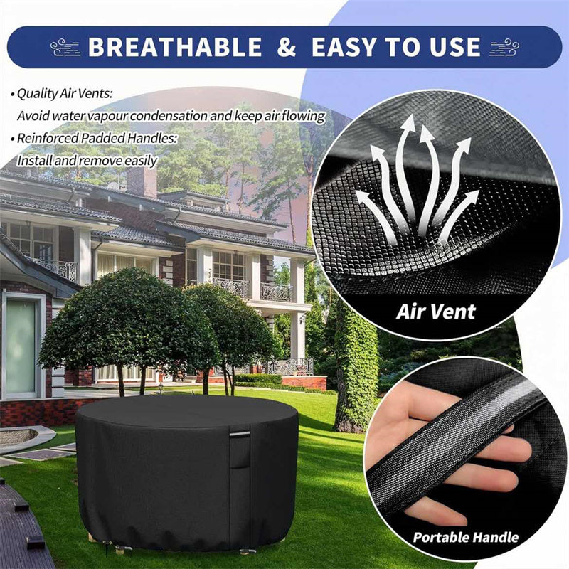 Vellor UV-Resistant Waterproof Round Outdoor Cover For Furniture