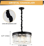 Liora Crystal Pendant Light For Chandeliers Or Ceiling Fixtures