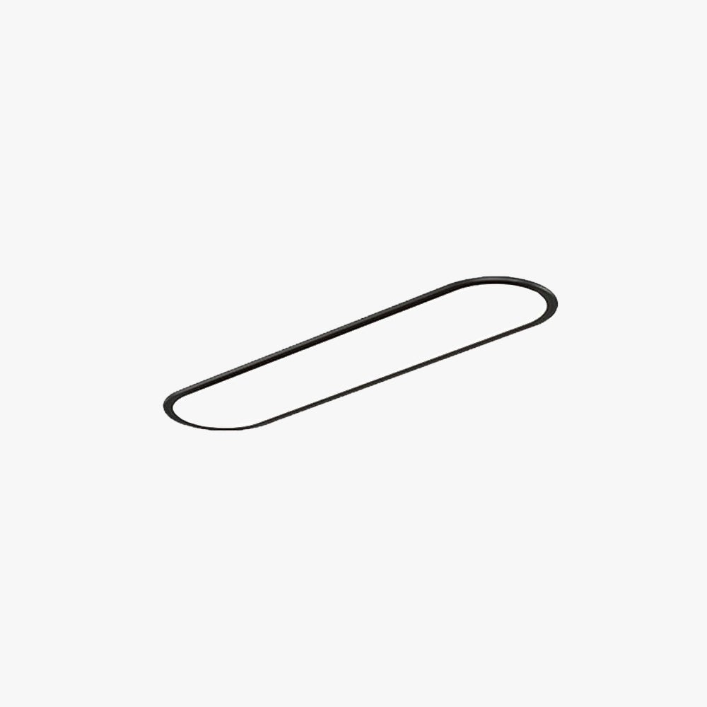 NovaOval Slim Profil Oval Deckenleuchte für Wohnbereiche