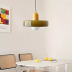 Liora Bauhaus Glass Pendant Light With Height Adjustment