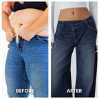 FlexFit Secret Stretch 女款不对称低腰牛仔裤