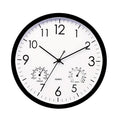 Rugged Retro Outdoor Clock With Temperature And Humidity Display