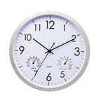 Rugged Retro Outdoor Clock With Temperature And Humidity Display
