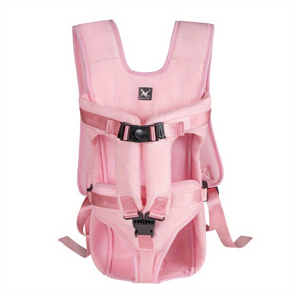 Borsa porta cane LumaTrail con vista frontale per avventure all'aperto