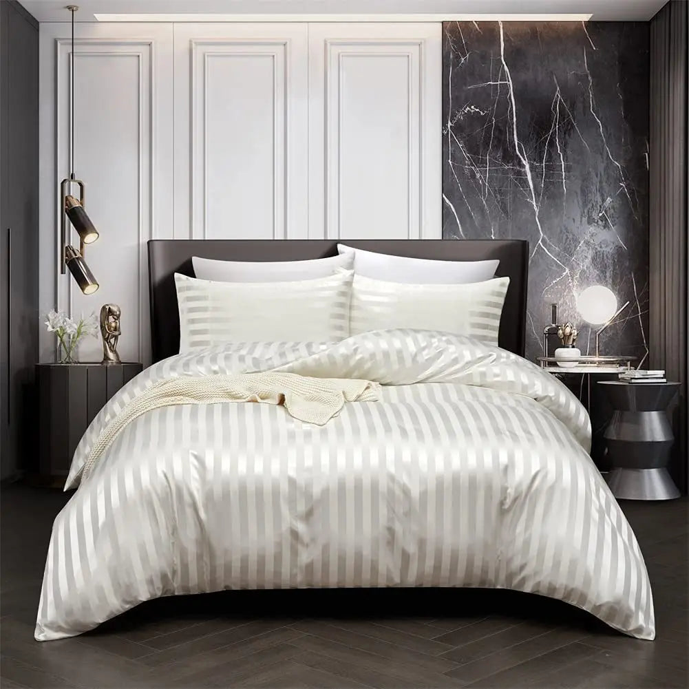Povlak na přikrývku Velondra Satin Black pro ložnici dnes