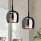 Nordic Black Glass Pendant Light For Kitchen Island