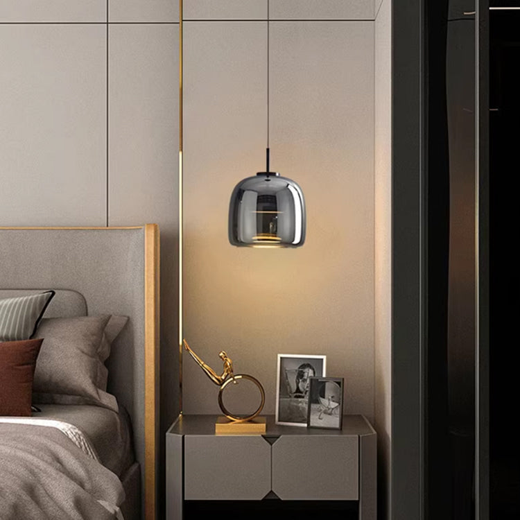 Nordic Black Glass Pendant Light For Kitchen Island